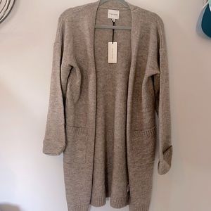 Pink Rose brand new with tags long beautiful women’s size small sweater.